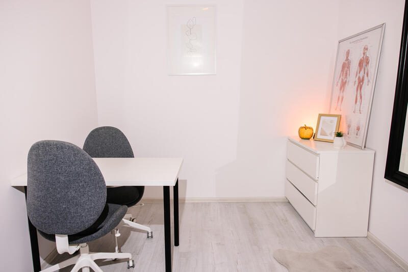 Gabinet konsultacyjny — fizjoterapeuta